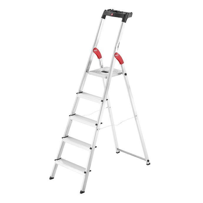 Hailo 5 steps heavy duty ladder