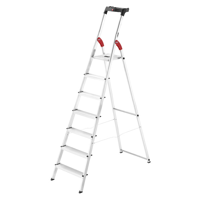 hailo 7 steps heavy duty extra safe ladder