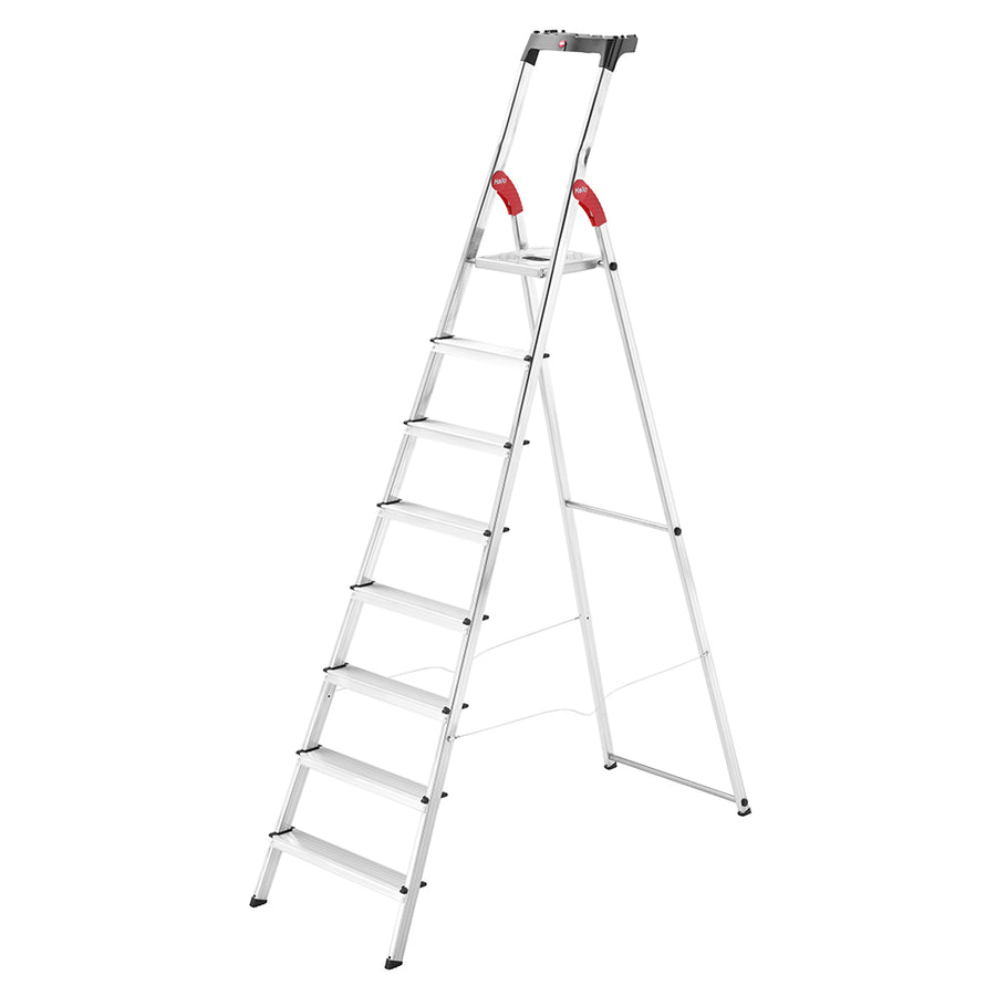 hailo 8 step heavy duty extra safe ladder