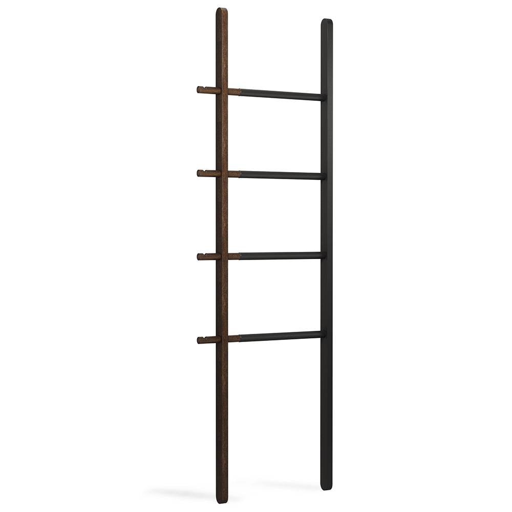 UMBRA Hub Storage Ladder, Black/Walnut