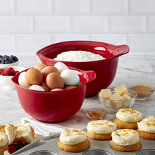 Load image into Gallery viewer, KITCHENAID 3 Piece Mixing Bowl Empire Red
