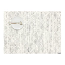 Load image into Gallery viewer, CHILEWICH TerraStrand¬Æ Microban¬Æ Mosaic Woven Table Mat 36 x 48 cm, Grey
