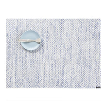 Load image into Gallery viewer, CHILEWICH TerraStrand¬Æ Microban¬Æ Mosaic Woven Table Mat 36 x 48 cm, Blue

