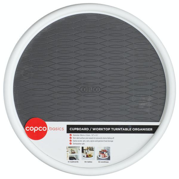 MASTERCLASS Copco Non Skid Cabinet Turntable Organizer 30Cm