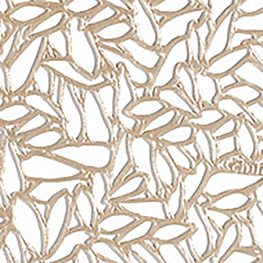 CHILEWICH TerraStrand Microban Petal Mould Table Mat 38 sm, Champagne