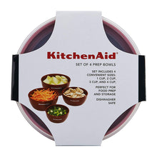 Load image into Gallery viewer, KITCHENAID 4 Piece Prep Bowl Empire Red
