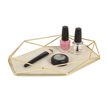 Load image into Gallery viewer, UMBRA Prisma Jewelry Tray, Matte Brass
