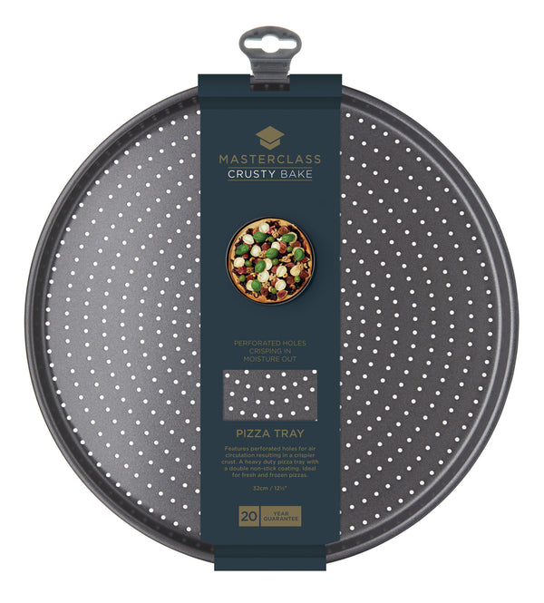 MASTERCLASS Crusty Bake Nonstick Pizza Crisper32Cm