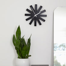 Load image into Gallery viewer, UMBRA Ribbon Wall Clock 30cm, Black
