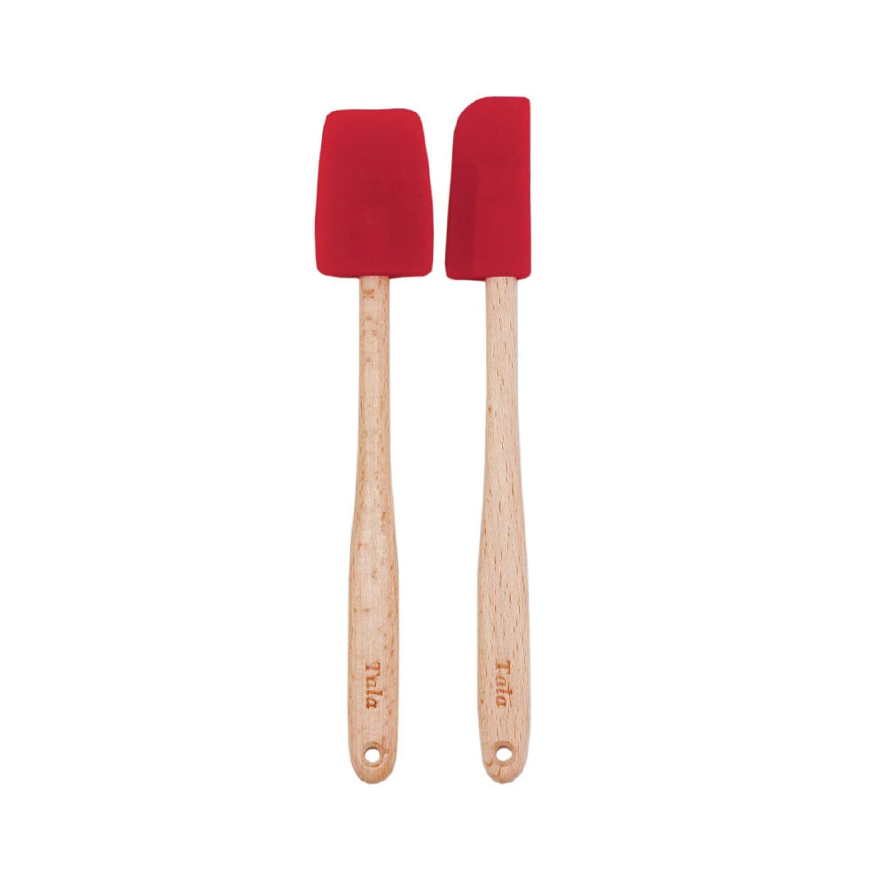 TALA 2 Piece Silicone Spatula With Wooden Handle