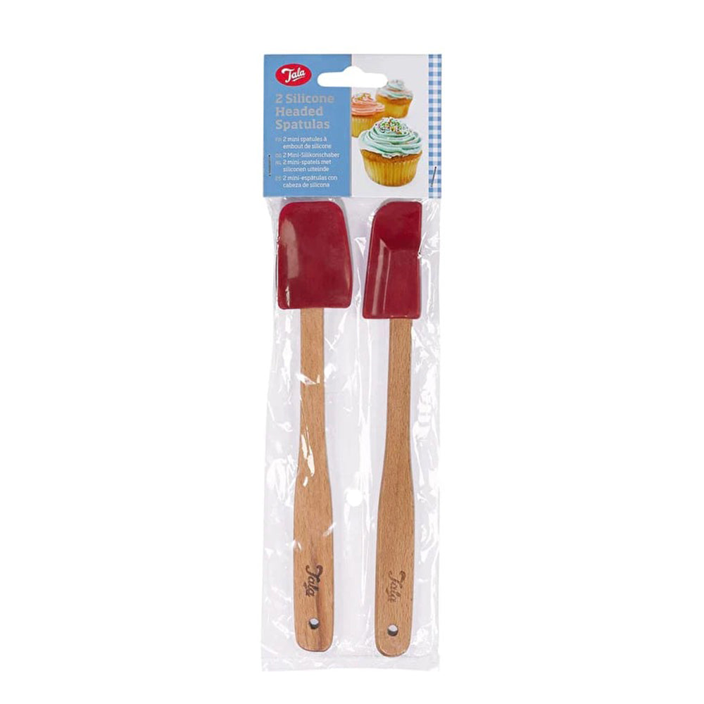 TALA 2 Piece Silicone Spatula With Wooden Handle