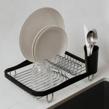 Load image into Gallery viewer, Umbra Sinkin Counter Top Dish Rack, Smoke/Nickel

