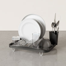 Load image into Gallery viewer, Umbra Sinkin Counter Top Dish Rack, Smoke/Nickel
