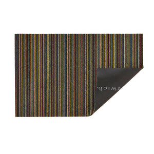 CHILEWICH TerraStrand¬Æ Microban¬Æ Skinny Stripe Door Mat, 46 x 71 cm, Bright Multi-Color