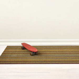 CHILEWICH TerraStrand® Microban® Skinny Stripe Door Mat, 46 x 71 cm, Bright Multi-Color