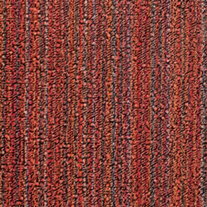 CHILEWICH TerraStrand¬Æ Microban¬Æ Skinny Stripe Door Mat 46 x 71 cm, Orange