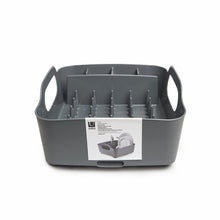 Load image into Gallery viewer, UMBRA Tub Countertop Dish Rack, Charcoal
