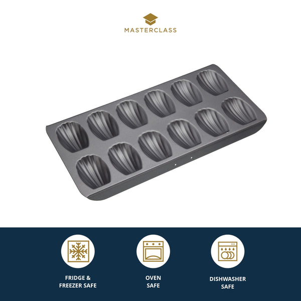 MASTERCLASS Non-stick 12 Lubang Kuali Madeleine (40X20Cm) 