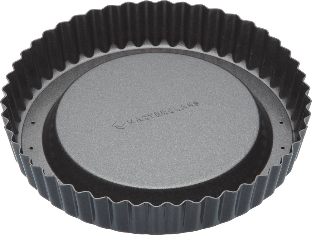 MASTERCLASS Non Stick 8Inch Raised Fluted Flan Tin