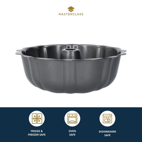 MASTERCLASS Loyang Kek Seruling Bulat Non Stick 27Cm 